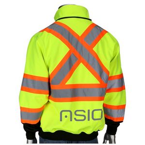 Yellow/Silver/Orange Logo Back View