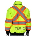 Yellow/Silver/Orange Logo Back View