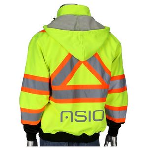 Yellow/Silver/Orange Logo Back View