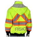 Yellow/Silver/Orange Logo Back View