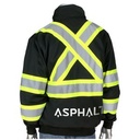 Black/Silver/Yellow Logo Back View