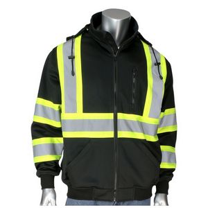 Black/Silver/Yellow Blank Front View