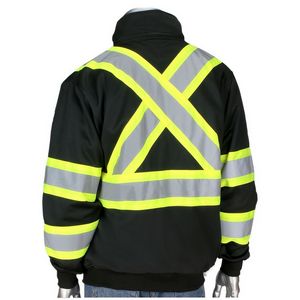 Black/Silver/Yellow Blank Back View