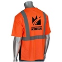 Orange/Black/Silver Logo Back View