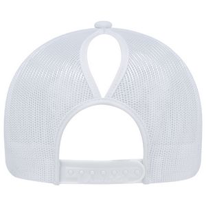 White Blank Back View