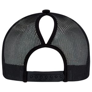 Black Blank Back View