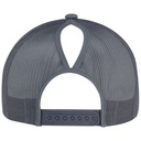 Charcoal Gray Blank Back View