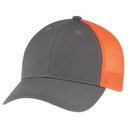 Washed Charcoal/Fluorescent Orange