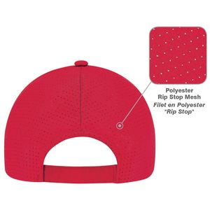 Red Blank Back View