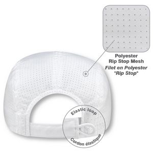 White Blank Back View