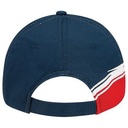 Red/Navy Blue/White Blank Back View