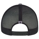 Gray/Black/Red Blank Back View
