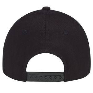 Black Blank Back View