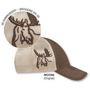 White/ Brown Blank Moose-Swatch