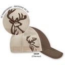 White/Brown Blank Deer Swatch