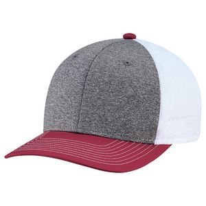 Burgundy Red/Charcoal Gray/White