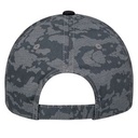Black/Charcoal Gray Blank Back View