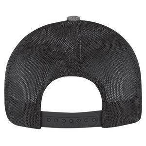 Charcoal Gray/Washed Black Blank Back View