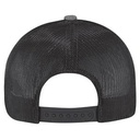 Charcoal Gray/Washed Black Blank Back View