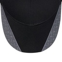 Charcoal Gray/Black Blank Front Peak