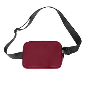 Burgundy-Black Strap