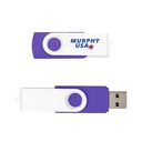 White & Purple Branded