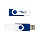 White & Blue Branded