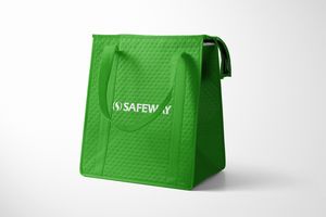 Kelly green branded