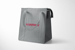 Light grey branded