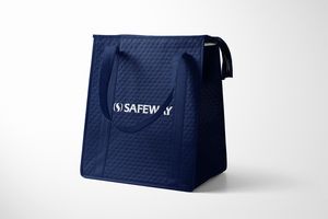 Navy blue branded