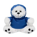 1200 BEAR WHT HOODIE