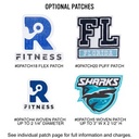 15015 BLKWHT Patch