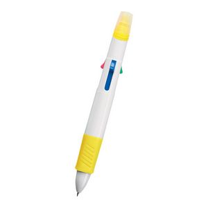 WHITE WITH YELLOW