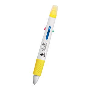 WHITE WITH YELLOW