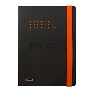 Black/Orange Deboss