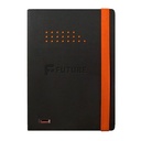 Black/Orange Deboss