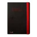 Black/Red Deboss