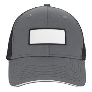 VHDW26284 charcoal/black front rectangle black patch