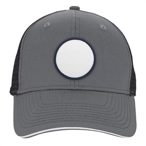 VHDW26284 charcoal/black front circle navy patch