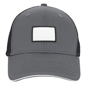 VHDW26284 charcoal/black front small rectangle black patch