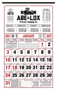 Skinner & Kennedy 8-Sheet Almanac Calendar image