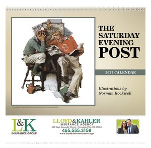 Triumph Calendars The Saturday Evening Post Illustrations by Norman Rockwell Calendar cover image