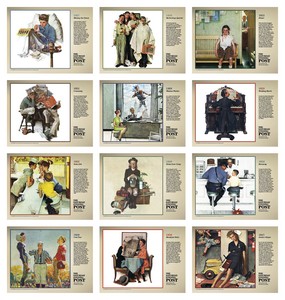 Triumph Calendars The Saturday Evening Post Illustrations by Norman Rockwell Calendar month image
