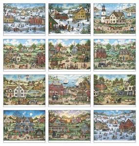 Triumph Calendars Folk Art Calendar month image