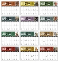 Triumph Calendars Big Block Memo month image