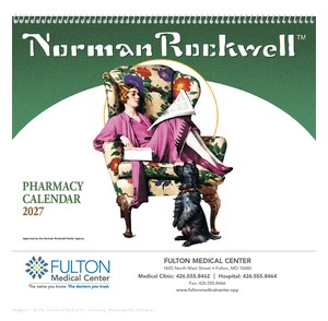 the Saturday Evening Post Rockwell Pharmacy Special Markets Calendar cover image