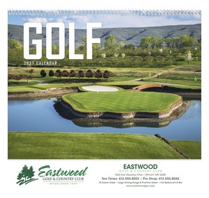 Triumph Calendars Golf Calendar cover image
