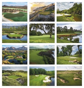 Triumph Calendars Golf Calendar month image