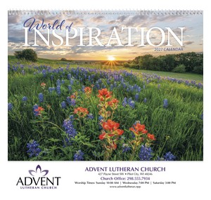 Triumph Calendars World of Inspiration Calendar cover image
