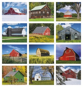 Triumph Calendars Barns Calendar month image